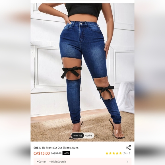 Brand New Shein Jeans - Picture 1 of 1